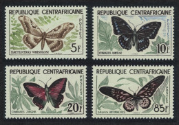 Central African Rep. Butterflies 4v 1960 MNH SG#8-11 - Centrafricaine (République)