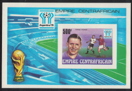 Central African Empire World Cup Football Championship 1978 MS De-Luxe 1977 MNH SG#MS532 - Central African Republic