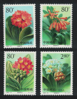 China Clivia Flowers Kaffir Lily 4v 2000 MNH SG#4552-4555 - Neufs