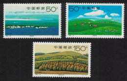 China Sheep Cattle Deer Xilingguole Grasslands 3v 1998 MNH SG#4305-4307 MI#2926-2928 Sc#2876-2878 - Unused Stamps