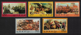 China Liberation War Paintings 5v 1998 MNH SG#4334-4338 MI#2958-2962 Sc#2911-2915 - Neufs