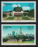 China Chongquing Architecture 2v 1998 MNH SG#4300-4301 MI#2921-2922 Sc#2874-2875 - Neufs