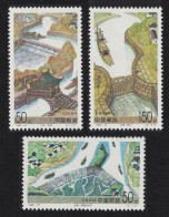 China Ships Boats Lingqu Canal 3v 1998 MNH SG#4345-4347 MI#2969-2971 Sc#2922-2924 - Unused Stamps