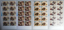 China Outlaws Of The Marsh 5th Series Blocks Of 10 T2 1997 MNH SG#4248-4251 MI#2869-2872 Sc#2822-2825 - Unused Stamps