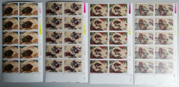 China Outlaws Of The Marsh 5th Series Blocks Of 10 T1 1997 MNH SG#4248-4251 MI#2869-2872 Sc#2822-2825 - Ungebraucht