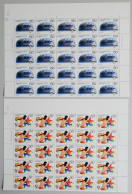 China 9th National Games Sport 2v Half Sheets 25 Sets 1997 MNH SG#4224-4225 MI#2839-2840 Sc#2799-2800 - Ungebraucht