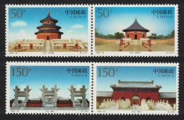 China Temple Of Heaven Peking 2 Pairs 1997 MNH SG#4227-4230 - Neufs