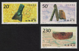 China Hemudu Archaeological Site Yuyao Zhejiang 3v 1996 MNH SG#4104=4107 - Unused Stamps