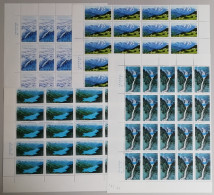 China Tianshan Mountains Xinjiang Half Sheets 20 Sets 1996 MNH SG#4127-4130 - Ongebruikt