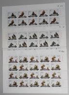 China Bonsai Landscapes 3 Full Sheets Unfolded 10 Set 1996 MNH SG#4090-4095 - Neufs