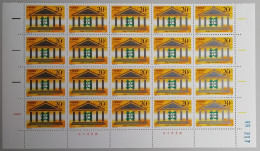 China Interparliamentary Union Conference Half Sheet 20 Stamps 1996 MNH SG#4150 MI#2760 Sc#2723 - Unused Stamps
