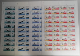 China Chinese Aircraft 4v Full Sheets 40 Sets 1996 MNH SG#4086-4089 - Ungebraucht