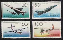 China Chinese Aircraft 4v 1996 MNH SG#4086-4089 - Unused Stamps