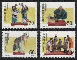 China Tianjin Clay Statuettes 1996 MNH SG#4164-4167 - Ungebraucht