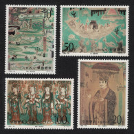 China Dunhuang Cave Murals 4v 1996 MNH SG#4131-4134 - Ongebruikt