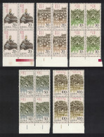 China Art Of War Book By Sun Zi 5v Blocks Of 4 1995 MNH SG#4061-4065 MI#2673-2677 Sc#2636-2640 - Ongebruikt