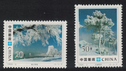 China Winter In Jilin 2v 1995 MNH SG#3961-3962 MI#2589-2590 Sc#2552-2553 - Ungebraucht