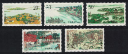 China Taihu Lake 5v 1995 MNH SG#3992-3996 MI#2618-2622 Sc#2581-2585 - Neufs