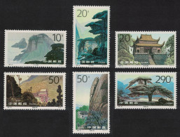 China The Jiuhua Mountains Anhui 6v 1995 MNH SG#4039-4044 - Unused Stamps
