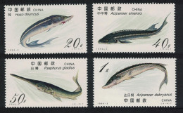 China Sturgeons Fish 4v 1994 MNH SG#3892-3895 MI#2521-2524 Sc#2487-2490 - Ungebraucht