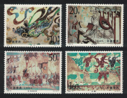 China Dunhuang Cave Murals 5th Series 4v 1994 MNH SG#3910-3913 MI#2339-2342 Sc#2505-2508 - Unused Stamps