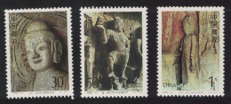 China Longmen Grottoes 3v 1993 MNH SG#3863-3866 MI#2492-2495 Sc#2458-2461 - Ungebraucht