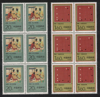 China Go Board Game 2v Blocks Of 6 1993 MNH SG#3841-3842 MI#2470-2471 Sc#2436-2437 - Ungebraucht