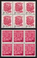 China Chinese New Year Of The Cock 2v Blocks Of 6 1993 MNH SG#3834-3835 MI#2463-2464 Sc#2429-2430 - Ongebruikt