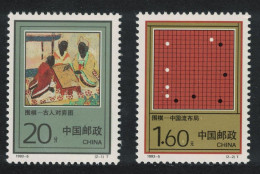 China Go Board Game 2v 1993 MNH SG#3841-3842 MI#2470-2471 Sc#2436-2437 - Unused Stamps
