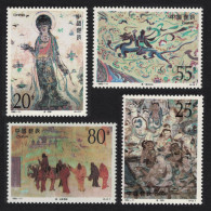 China Dunhuang Cave Murals 4th Series 4v 1992 MNH SG#3811-3814 - Ungebraucht