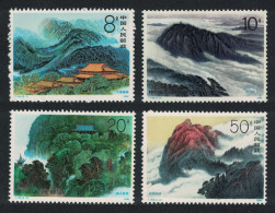 China Mount Hengshan 4v 1990 MNH SG#3706-3709 Sc#2305-2308 - Ongebruikt