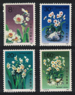 China Narcissi 4v 1990 MNH SG#3658-3661 MI#2283-2286 Sc#2259-2262 - Ongebruikt