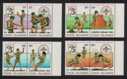 Cook Is. 15th World Scout Jamboree Alberta Canada 1983 MNH SG#875-882 - Cookinseln