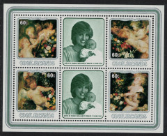 Cook Is. Rubens Paintings Christmas MS 1982 MNH SG#MS860 Sc#687-690 - Cookinseln