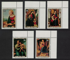 Cook Is. Christmas. Raphael Paintings 5v Corners 1983 MNH SG#932-936 - Cookinseln