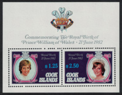 Cook Is. Birth Of Prince William Of Wales 2nd Issue MS 1982 MNH SG#MS847 - Cookinseln