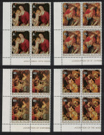 Cook Is. Christmas. Details Of Paintings By Rubens 4v Corners 1982 MNH SG#827-830 - Cookinseln