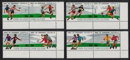 Cook Is. World Cup Football Championship Spain 4 Corner Pairs 1981 MNH SG#815-822 - Cook Islands