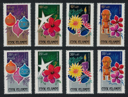 Cook Is. Flowers Christmas 8v Charity 1980 MNH SG#667-674 - Cook Islands