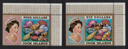 Cook Is. Sheetlet $4 And $6 Ovpt 'O.H.M.S.' Corners 1979 MNH SG#O30-O31 - Cook Islands