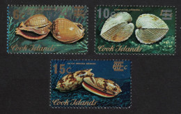 Cook Is. Shells 3c Overprint 1979 MNH SG#646-648 - Cookeilanden