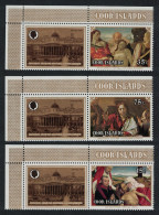 Cook Is. Easter Paintings 3v Corners Labels 1978 MNH SG#588-590 - Cook Islands