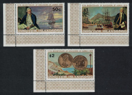 Cook Is. Captain Cook Discovery Of Hawaii 3v Corners 1978 MNH SG#584-586 MI#547-549 Sc#480-482 - Cookinseln