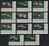 Cook Is. Shells 11v Overprint 'O.H.M.S.' Corners 1978 MNH SG#O16-O26 - Cook Islands