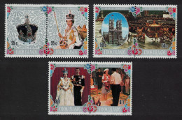 Cook Is. Silver Jubilee 3 Pairs 1977 MNH SG#564-569 - Cook