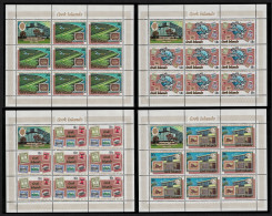 Cook Is. Centenary Of UPU 4v Sheet 1974 MNH SG#495-98 - Cookinseln