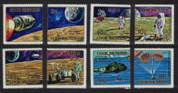 Cook Is. Space Apollo Moon Exploration Flights 8v 1972 MNH SG#383-390 - Cook