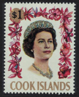 Cook Is. Queen Elizabeth II $1 1967 MNH SG#244 - Cookeilanden