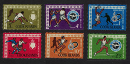 Cook Is. Tennis Boxing Football 1967 MNH SG#199-204 - Cook Islands