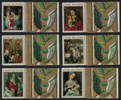 Cook Is. Christmas Renaissance Paintings Rubens 6v Margins 1967 MNH SG#256-261 - Cook